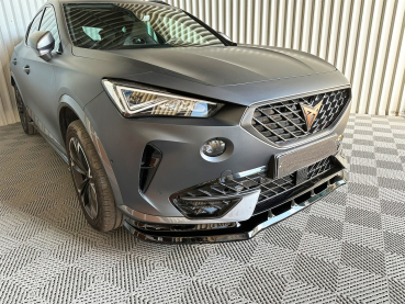 Preview: Frontspoiler passend für CUPRA Formentor 2020-2024 in GLANZ SCHWARZ