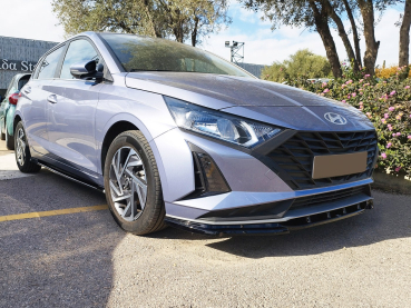 Preview: Frontspoiler passend für Hyundai i20 2023- in GLANZ SCHWARZ