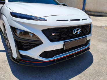 Preview: Frontspoiler passend für Hyundai Kona N N-Line in GLANZ SCHWARZ 2020-2023