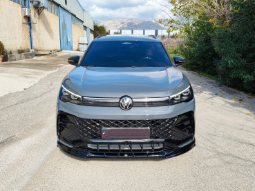 Preview: Frontspoiler passend für VW Tiguan R-Line 2024- in GLANZ SCHWARZ