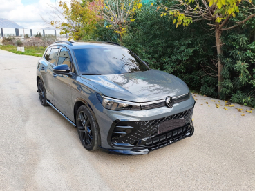 Preview: Frontspoiler passend für VW Tiguan R-Line 2024- in GLANZ SCHWARZ