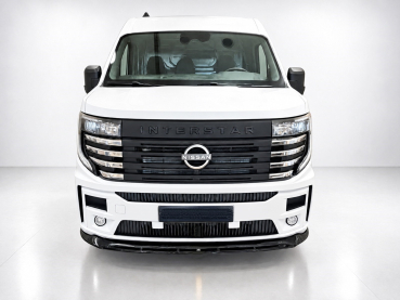 Preview: Frontspoiler passend für Renault Master und Nissan Interstar 2024- in GLANZ SCHWARZ