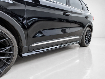 Preview: Seitenschweller passend für MG ZS 2024- in GLANZ SCHWARZ