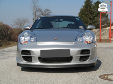 Preview: Front Stoßstange vorne Frontschürze incl Frontspoilerlippe passend für Porsche 996 Serie II nicht GT2