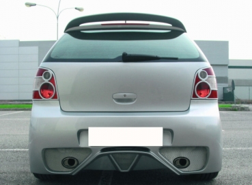 Heck Stoßstange hinten Heckschürze passend für VW Polo