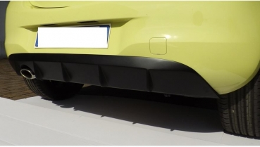 Preview: Heckdiffusor Diffusor Ansatz Heckschürzenansatz passend für Opel Corsa E