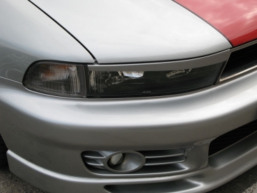 Preview: Satz Scheinwerferblenden Blenden Böser Blick passend für Mitsubishi Galant