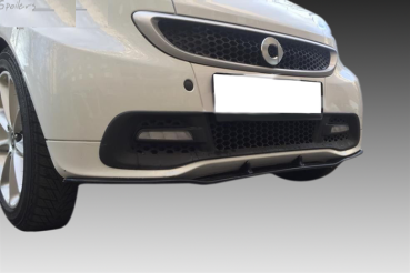 Frontspoiler passend für Smart fortwo 451 Coupe Cabrio 06/2012-2014 in GLANZ SCHWARZ