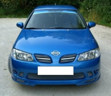 Preview: Front Stoßstange vorne Frontschürze passend für Nissan Almera N16