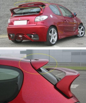 Dachspoiler Heckspoiler Spoiler passend für Peugeot 206