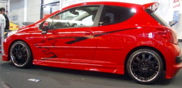 Satz Seitenschweller passend für Peugeot 207