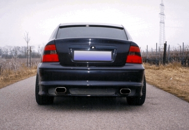 Preview: Heckdiffusor Diffusor Ansatz Heckschürzenansatz passend für Opel Vectra B bis 2/99