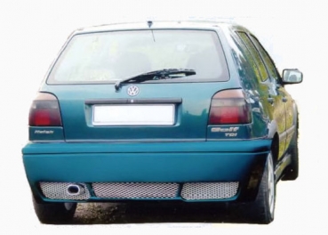 Heck Stoßstange hinten Heckschürze passend für VW Golf III