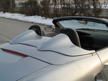 Preview: Speedsterhauben Hutzen Verdeckabdeckung Hauben Speedsterabdeckung Hutzen passend für Porsche Boxster 986