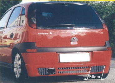 Heckdiffusor Diffusor Ansatz Heckschürzenansatz passend für Opel Corsa C