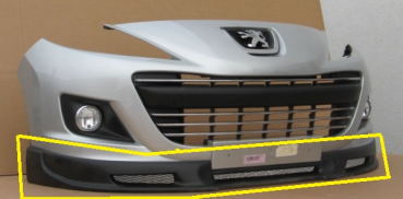 Preview: Frontspoiler passend für Peugeot 207 Phase II