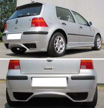 Heckdiffusor Diffusor Ansatz Heckschürzenansatz passend für VW Golf IV