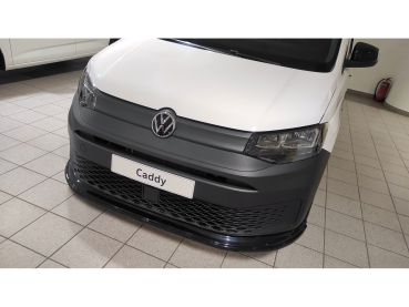 Frontspoiler passend für VW Caddy 2021- in GLANZ SCHWARZ