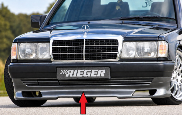 Rieger Frontspoiler passend für Mercedes 190er W201 ab 1988-