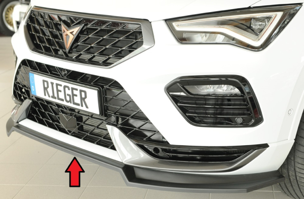 Rieger Frontspoiler passend für Seat Ateca Cupra 20- mattschwarz