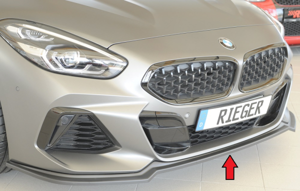Rieger Frontspoiler Spoiler für BMW Z4 G29 3/19- MATT SCHWARZ 50520