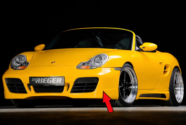 Rieger Front Stoßstange vorne passend für Porsche 911 Typ 996 und Porsche Boxster Typ 986