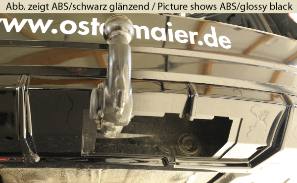 Rieger Heckdiffusor passend für Skoda Superb AHK 3T/3V glanzschwarz