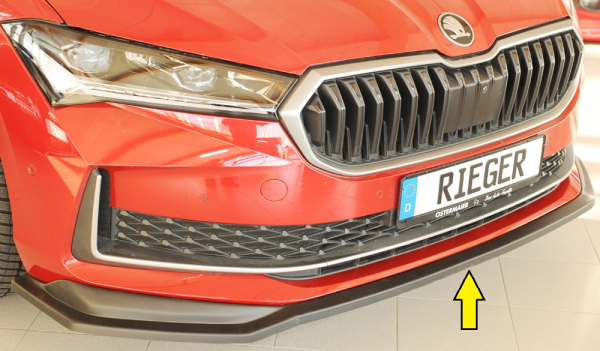 Rieger Frontspoiler passend für Skoda Superb NZ/3Y 23- mattschwarz