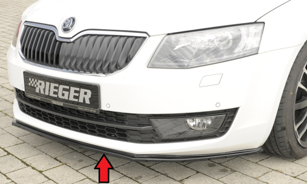 Rieger Frontspoiler passend für Skoda Octavia 5E 13-17 glanzschwarz