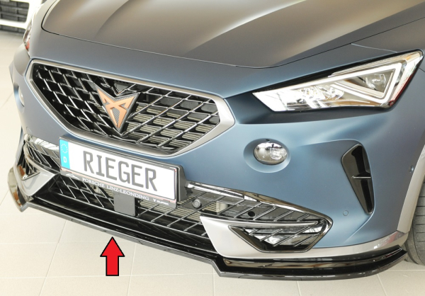 Rieger Frontspoiler passend für Cupra Formentor glanzschwarz