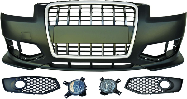 Front Stoßstange vorne in Sport Optik passend für Audi A3 8P 05-08 nicht RS3 1031650 mit ABE