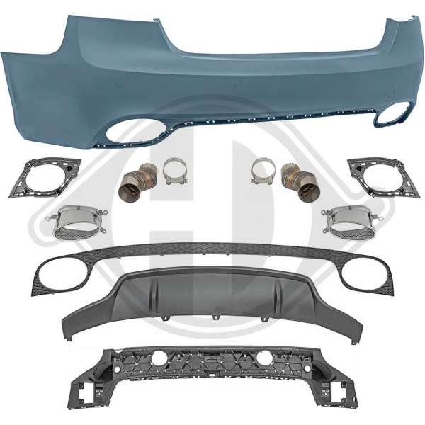 Heck Stoßstange hinten passend für Aud A5 Sportback 07-16 1045356 mit ABE