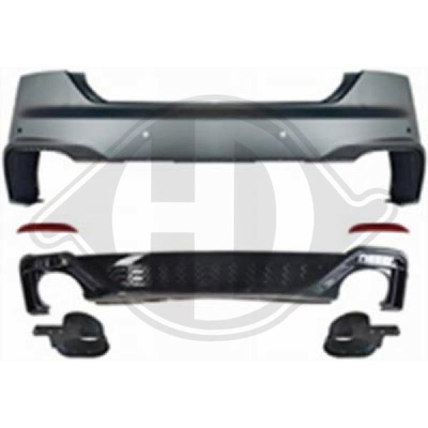 Heck Stoßstange hinten passend für Aud A5 16-24 1046356 ohne ABE