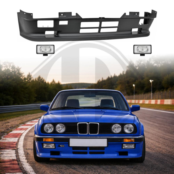 Front Stoßstange vorne in Sport Optik passend für BMW 3er E30 82-94 1211351 mit ABE