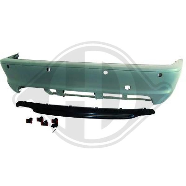 Heck Stoßstange hinten passend für BMW 3er E46 Coupe Cabrio 99-07 1214256 mit ABE