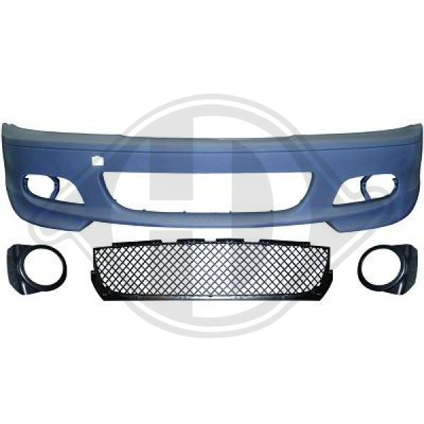 Front Stoßstange vorne passend für BMW 3er E46 Coupe Cabrio 99-04 1214450 mit ABE