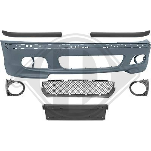 Front Stoßstange vorne passend für BMW 3er E46 Limousine Touring 98-05 1215350 mit ABE