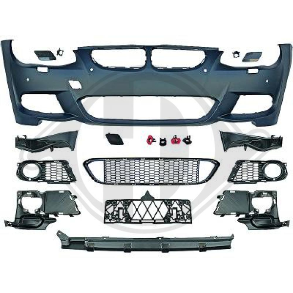 Front Stoßstange vorne passend für BMW 3er E92 E93 10-14 1216753 mit ABE