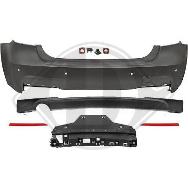 Heck Stoßstange hinten passend für BMW 3er F30 11-19 1217355 mit ABE