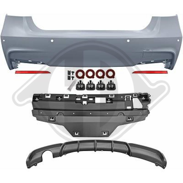 Heck Stoßstange hinten passend für BMW 3er F30 11-19 1217356 mit ABE