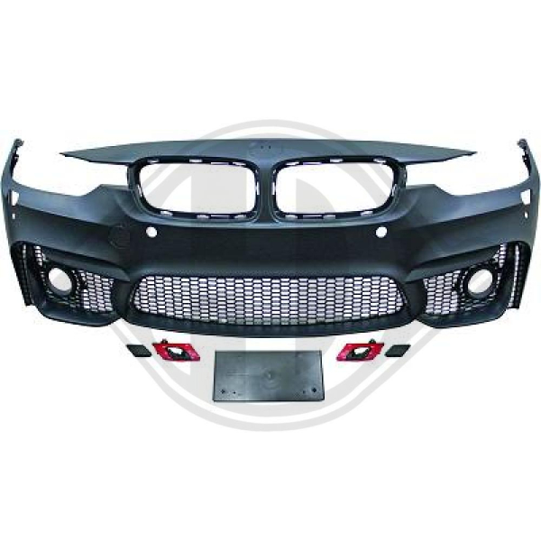 Front Stoßstange vorne passend für BMW 3er F30 F31 11-19 1217651 mit ABE