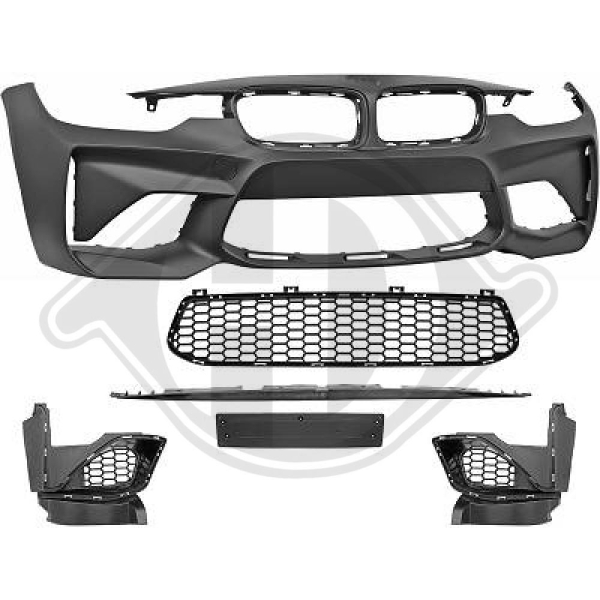 Front Stoßstange vorne passend für BMW 3er F30 F31 11-19 1217751 mit ABE