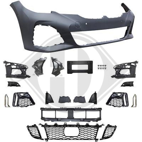 Front Stoßstange vorne passend für BMW 3er G20 G21 19-22 1219450 mit ABE