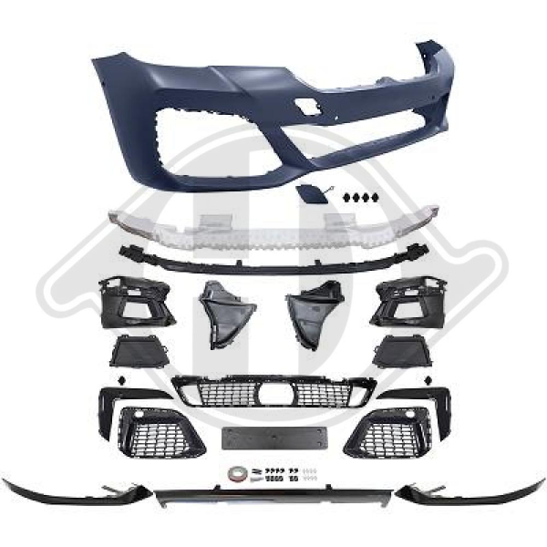 Front Stoßstange vorne passend für BMW 5er G30 G31 20-23 1226451 mit ABE