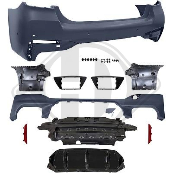 Heck Stoßstange hinten passend für BMW 5er G30 20-23 1226557 mit ABE