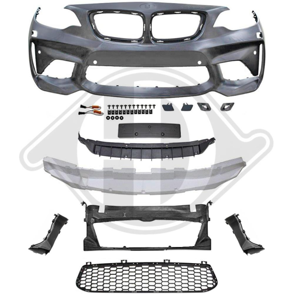 Front Stoßstange vorne passend für BMW 2er F22 F23 13-17 1235450 mit ABE