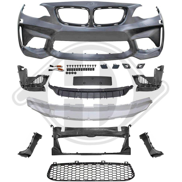 Front Stoßstange vorne passend für BMW 2er F22 F23 13-17 1235451 mit ABE