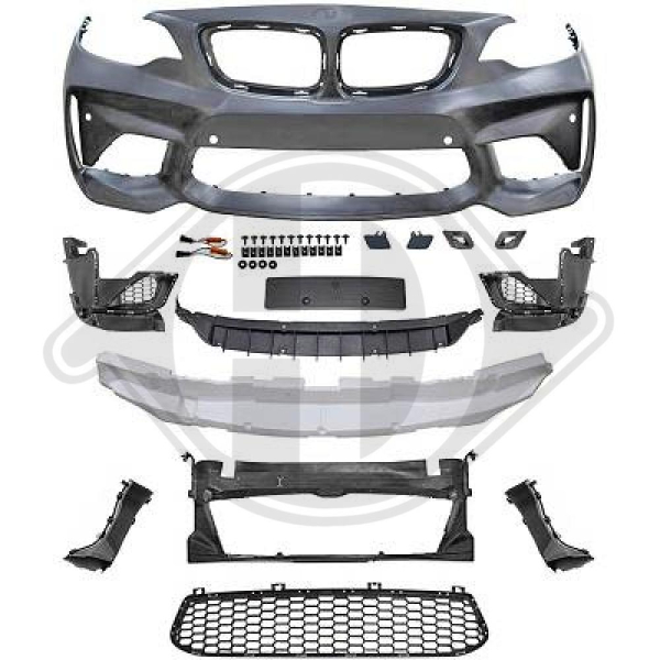 Front Stoßstange vorne passend für BMW 2er F22 F23 13-17 1235452 mit ABE