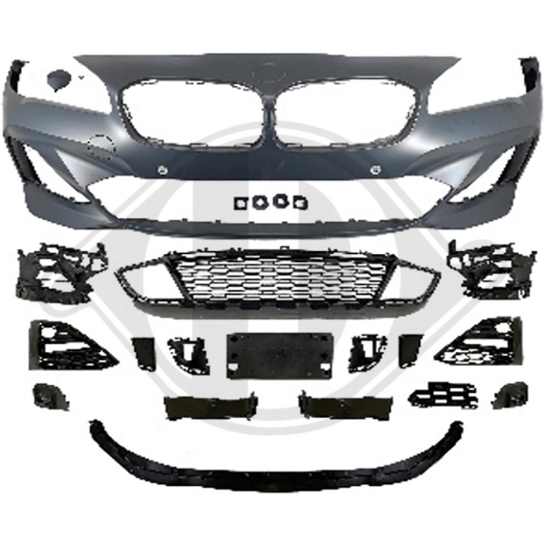 Front Stoßstange vorne passend für BMW 2er F45 F46 18-22 1235350 mit ABE