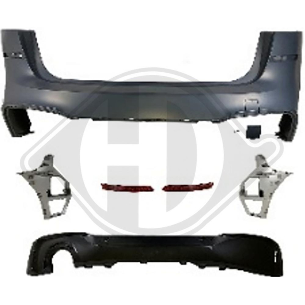 Heck Stoßstange hinten passend für BMW 2er F45 18-22 1240255 mit ABE